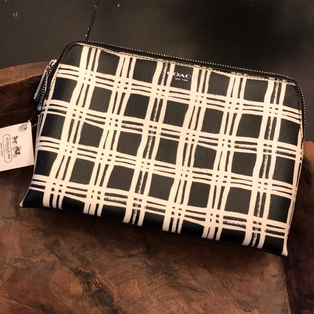 Coach - Checked Clutch